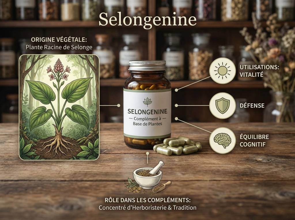 Selongenine : usages, origine et place de cette molécule dans les compléments à base de plantes